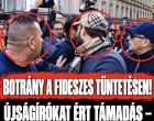 BOTRÁNY A FIDESZES TÜNTETÉSEN! ÚJSÁGÍRÓKAT ÉRT TÁMADÁS – A RENDŐRSÉG MÁR ELJÁRÁST INDÍTOTT!