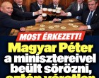 MOST ÉRKEZETT! Magyar Péter a minisztereivel beült sörözni, aztán váratlan dolog történt