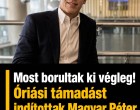 Most borultak ki végleg! Óriási támadást indítottak Magyar Péter ellen a fideszesek