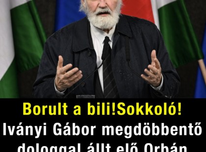 Borult a bili!Sokkoló! Iványi Gábor megdöbbentő dologgal állt elő Orbán Viktorról