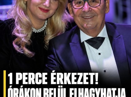 1 perce érkezett! Órákon belül elhagyhatja a börtönt Fásy Ádám felesége!