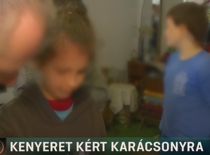 Könnyfakasztó: kenyeret kért karácsonyra a 8 éves Csilla