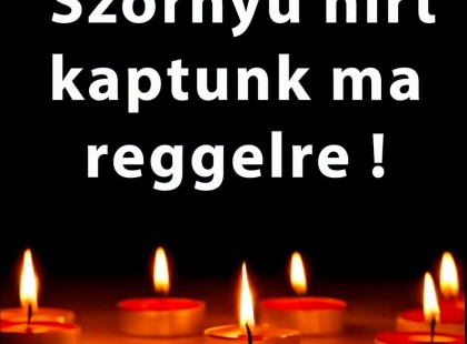 1 perce érkezett! Gyászba borult az ország – Szörnyű hírt kaptunk ma reggelre – nagy név távozott közülünk! ????? ? ?????́???́??́?????́?!