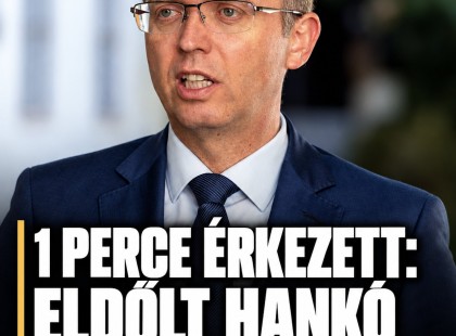 1 perce érkezett: Eldőlt Hankó Balázs sorsa