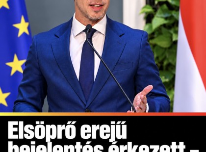 Mindent elsöprő erejű bejelentés érkezett – Na most sokan bajban vannak!