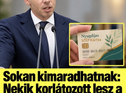 Sokan kimaradhatnak:Nekik korlátozott lesz a Nyugdíjas Szép-kártya!Itt a lista ők maradnak ki: