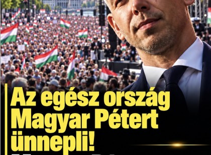 Az egész ország Magyar Pétert ünnepli! Magyar Péter ma történelmet írt!