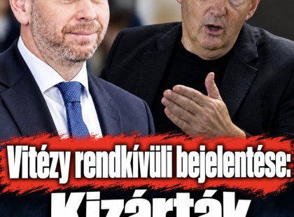 Vitézy rendkívüli bejelentése : Kizárták Mészáros Lőrincet