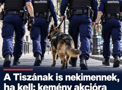 Kemény figyelmeztetés után újabb ígéret: Magyar Péter a rendvédelmi dolgozók béremeléséről beszélt