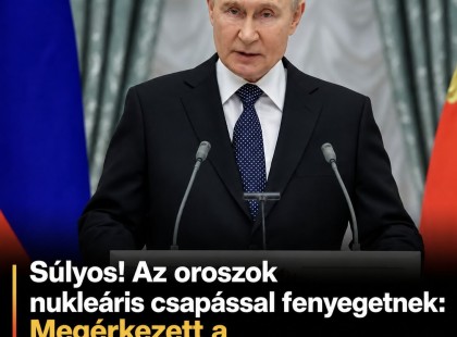 Súlyos! Az oroszok nukleáris csapással fenyegetnek: Megérkezett a NATO-tagállam válasza