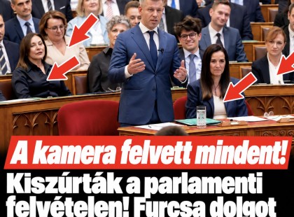A kamera felvett mindent!Kiszúrták a parlamenti felvételen! Furcsa dolgot viseltek ma a Tisza képviselői – megvan a magyarázat!
