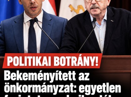 Bekeményített az önkormányzat: egyetlen forintot sem hajlandók fizetni a Tisza-kormánynak!