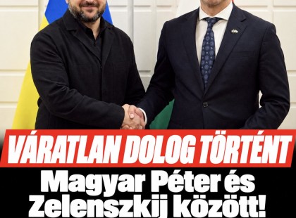 Váratlan dolog történt Magyar Péter és Zelenszkij és között ! A nemzetközi sajtó is felkapta!