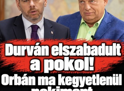 Durván elszabadult a pokol! Orbán ma kegyetlenül nekiment Vitézy Dávidnak!
