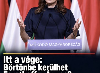 Itt a vége:Börtönbe kerülhet Forsthoffer Ágnes? A szakértő szerint hibázott a házelnök (+videó)