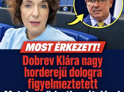 Dobrev Klára nagy horderejű dologra figyelmeztetett Matolcsy őrizetbe vételével kapcsolatban!
