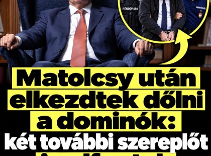 Már három ember őrizetben az MNB-ügyben: Matolcsy mellett két további szereplőt is elfogtak