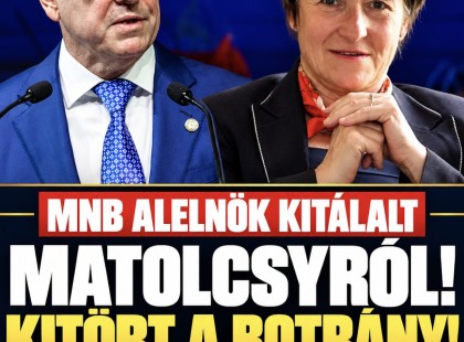 MNB alelnök kitálalt Matolcsyról!Kitört a botrány! Brutális, hogy mi került napvilágra !