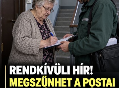 RENDKÍVÜLI HÍR! MEGSZŰNHET A POSTAI NYUGDÍJKIFIZETÉS? TELJES CIKK HOZZÁSZÓLÁSBAN!
