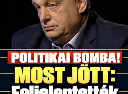 MOST JÖTT: Feljelentették Orbán Viktort
