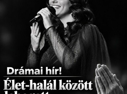 Drámai hír! Élet-halál között lebegett Agárdi Szilvi!